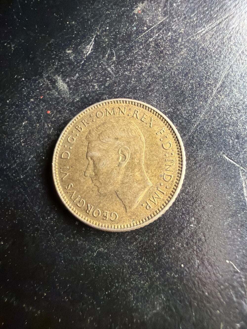 C3884 GREAT BRITAIN COIN, HALF PENNY 1943